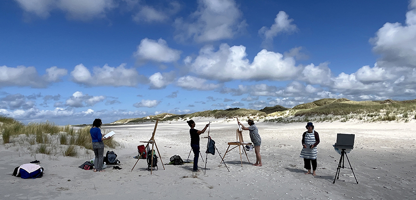 Amrum_pleinairmalerei_workshop_ Yo Rühmer