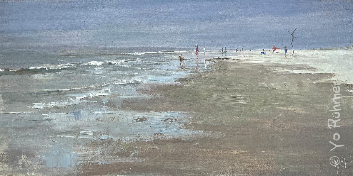 Pleinairmalerei Ölbild Nordsee